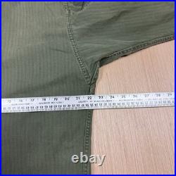 Vintage WWII Army M-43 HBT Field Jacket 1943 Herringbone 13 Star Buttons Size 34