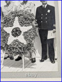 Vintage WWII Army Navy E Award Ceremony Photo Cole of California Original 12x11 Vintage WWII Army Navy E Award Ceremony Photo Cole of California Original 12x11