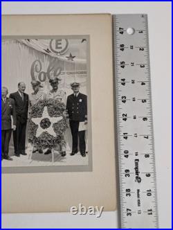 Vintage WWII Army Navy E Award Ceremony Photo Cole of California Original 12x11 Vintage WWII Army Navy E Award Ceremony Photo Cole of California Original 12x11