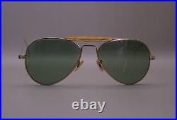 Vintage WWII Era Army Air Forces 12K Gold Filled Aviator Sunglasses