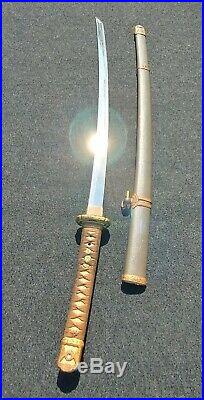 Vintage WWII Japanese Army Officer's Samurai Sword Rare MUST SEE