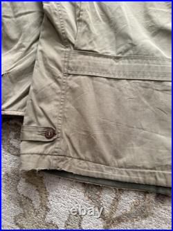 Vintage WWII M1941 M-41 Field Jacket Khaki Army Green Military Jacket Size 40R