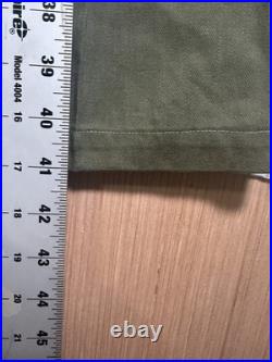 Vintage WWII Medium US Military Army Green Metal Star Button Combat Trousers