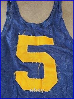 Vintage WWII T Shirt Jersey WW2 Military Fitness Tank Top Army 40s