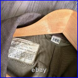Vintage WWII U. S Army Sergeant's Wool Ike Jacket 34R 2nd Infantry With Pants