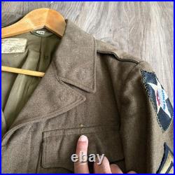 Vintage WWII U. S Army Sergeant's Wool Ike Jacket 34R 2nd Infantry With Pants