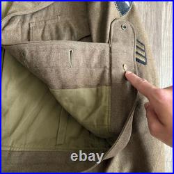 Vintage WWII U. S Army Sergeant's Wool Ike Jacket 34R 2nd Infantry With Pants