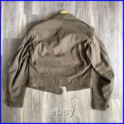Vintage WWII U. S Army Sergeant's Wool Ike Jacket 34R 2nd Infantry With Pants