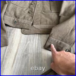 Vintage WWII U. S Army Sergeant's Wool Ike Jacket 34R 2nd Infantry With Pants