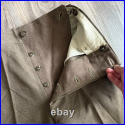 Vintage WWII U. S Army Sergeant's Wool Ike Jacket 34R 2nd Infantry With Pants