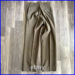 Vintage WWII U. S Army Sergeant's Wool Ike Jacket 34R 2nd Infantry With Pants