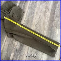 Vintage WWII U. S Army Sergeant's Wool Ike Jacket 34R 2nd Infantry With Pants