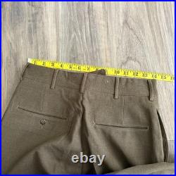 Vintage WWII U. S Army Sergeant's Wool Ike Jacket 34R 2nd Infantry With Pants