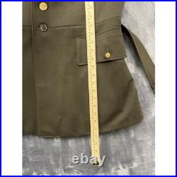 Vintage WWII US ARMY OFFICERS Full Service Uniform With Hat Trousers & Shirt USA
