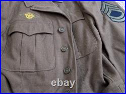 Vintage WWII US Army Air Forces AAF Staff Sergeant Wool Uniform Jacket Pants Vintage WWII US Army Air Forces AAF Staff Sergeant Wool Uniform Jacket Pants
