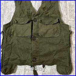 Vintage WWII US Army Air Forces Type C-1 Emergency Sustenance Vest Holster AW9