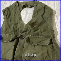 Vintage WWII US Army Air Forces Type C-1 Emergency Sustenance Vest Holster AW9