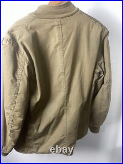 Vintage WWII US Army M-1943 Field Jacket & Liner Set Hooded OD Green 40R