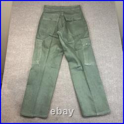 Vintage WWII US Army M43 Cargo Pants 13-Star & OG-107 Shirt Grouping Named Rhue