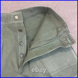 Vintage WWII US Army M43 Cargo Pants 13-Star & OG-107 Shirt Grouping Named Rhue Vintage WWII US Army M43 Cargo Pants 13-Star & OG-107 Shirt Grouping Named Rhue
