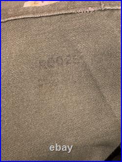 Vintage WWII US Army M43 Cargo Pants 13-Star & OG-107 Shirt Grouping Named Rhue