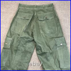 Vintage WWII US Army M43 Cargo Pants 13-Star & OG-107 Shirt Grouping Named Rhue Vintage WWII US Army M43 Cargo Pants 13-Star & OG-107 Shirt Grouping Named Rhue