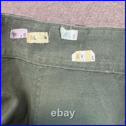 Vintage WWII US Army M43 Cargo Pants 13-Star & OG-107 Shirt Grouping Named Rhue Vintage WWII US Army M43 Cargo Pants 13-Star & OG-107 Shirt Grouping Named Rhue