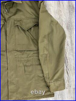 Vintage WWII US Army M43 Pattern Field Jacket Military M2