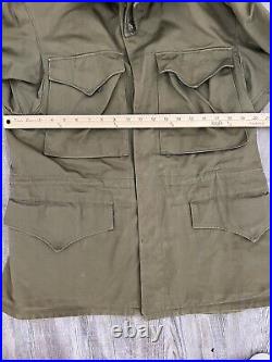 Vintage WWII US Army M43 Pattern Field Jacket Military M2