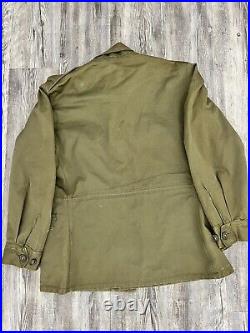 Vintage WWII US Army M43 Pattern Field Jacket Military M2