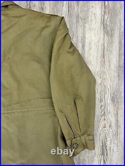 Vintage WWII US Army M43 Pattern Field Jacket Military M2