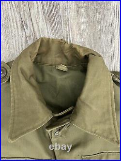 Vintage WWII US Army M43 Pattern Field Jacket Military M2