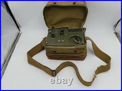 Vintage WWII US Army Signal Corps Crosley RM-29-A Remote Control Unit With Case