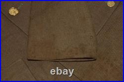 Vintage WWII Uniform US Army Dress Jacket & Pants ADSEC Patches Pins Wool Serge