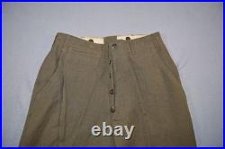 Vintage WWII Uniform US Army Dress Jacket & Pants ADSEC Patches Pins Wool Serge