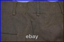 Vintage WWII Uniform US Army Dress Jacket & Pants ADSEC Patches Pins Wool Serge