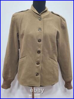 Vintage WWII Women's Army Wool Jacket Liner 18R Uniform WAC Nurse AS-IS