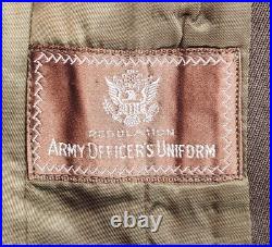 Vintage WWII regulation army officers uniform size 37 reg 1942