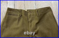 Vintage WWii US Army M37 Field Wool Trousers Straight Leg Pants Size 32x31 Vintage WWii US Army M37 Field Wool Trousers Straight Leg Pants Size 32x31