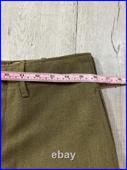 Vintage WWii US Army M37 Field Wool Trousers Straight Leg Pants Size 32x31 Vintage WWii US Army M37 Field Wool Trousers Straight Leg Pants Size 32x31