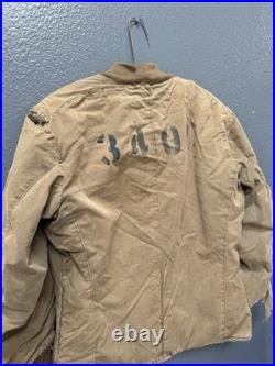 Vintage World War 2 US ARMY Men's M-1943 Field Jacket Pile Size Medium