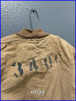Vintage World War 2 US ARMY Men's M-1943 Field Jacket Pile Size Medium