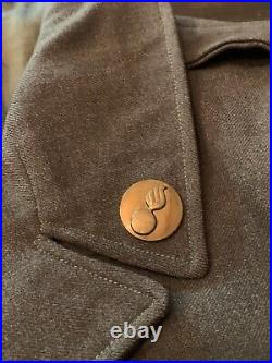 Vintage World War II Army Decorated Wool Jacket