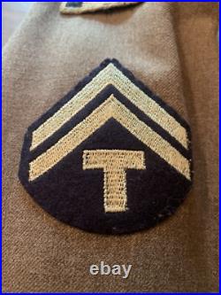 Vintage World War II Army Decorated Wool Jacket