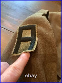 Vintage World War II Army Decorated Wool Jacket
