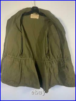 Vintage Ww2 Era Us Army M-43 Field Jacket Size 36r Medium Original M-1943 Worn