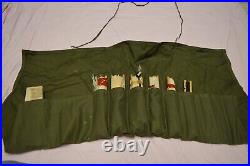 Vintage Wwii Army Pilot Survival Emergency Raft Fishing Kit With Instrustions