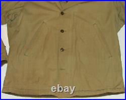 Vintage Wwii Us Army M41 Field Jacket! Talon Zipper! Epaulets! Fully Lined/m1941