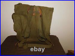 Vintage Wwii Us Army Soldier Metal Frame Rucksack Backpack
