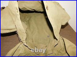 Vintage Wwii Us Army Soldier Metal Frame Rucksack Backpack